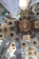 voûte de la nef centrale, Sagrada Familia, Barcelone