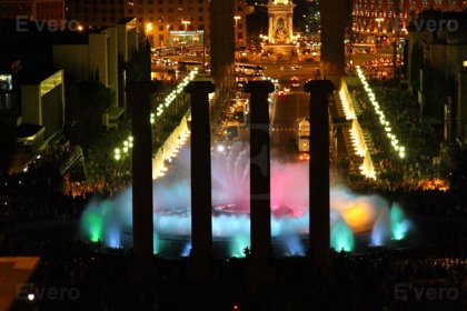 Jeux d'eau et de lumière à la Font màgica, Barcelone