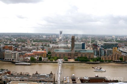 Londres - Millenium bridge et Tate modern